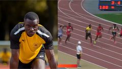 Ghana’s fastest man Saminu beats Africa’s fastest runner to finish second (Video)