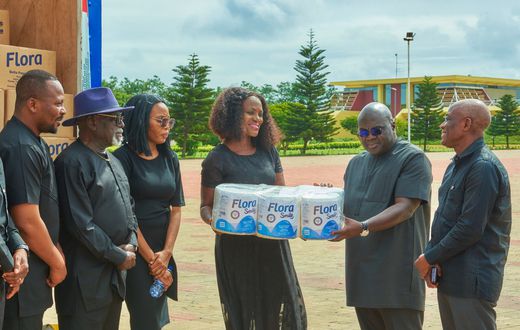 Flora Tissues pays condolence visit to the presidency following helicopter crash tragedy
