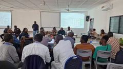 Re-collation of results at Tesano police training school