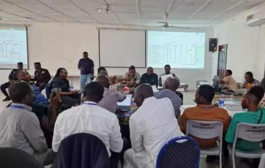Re-collation of results at Tesano police training school