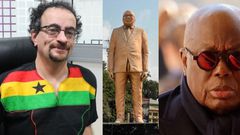 Jon Benjamin and President Akufo-Addo