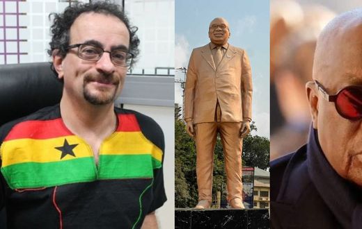 Jon Benjamin and President Akufo-Addo