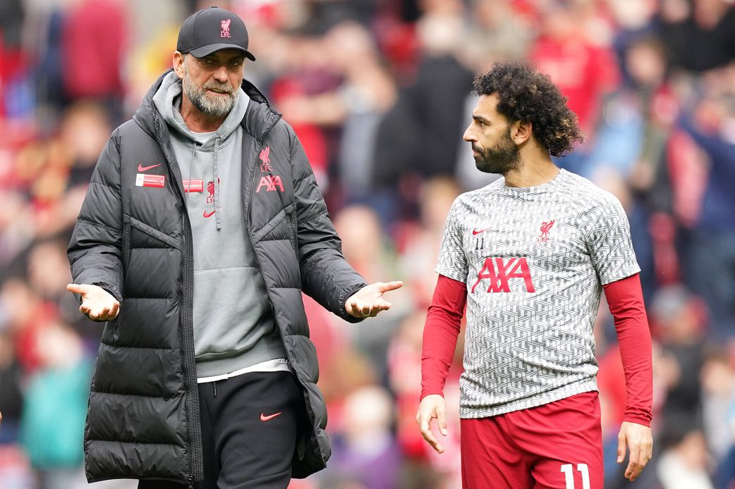 Jurgen Klopp and Salah