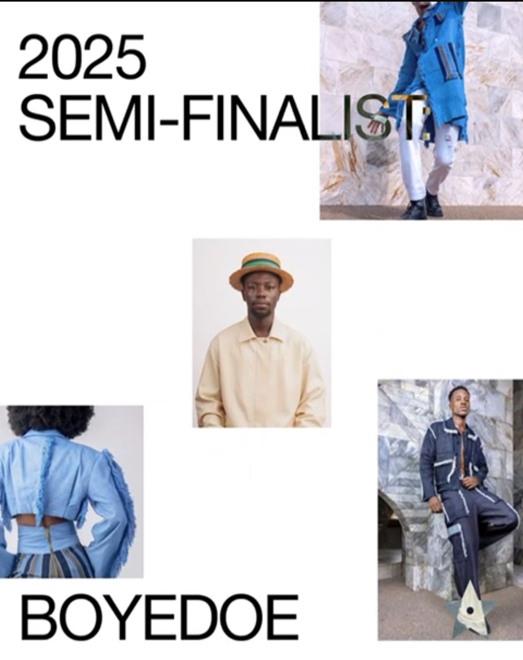 Ghanaian Fashion brand BOYEDOE Named Semi-Finalist for the 2025 LVMH Prize
