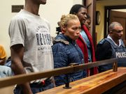 All three defendants pleaded not guilty to the charges as the trial opened in a sports hall in the small coastal town of Saldanha Bay.