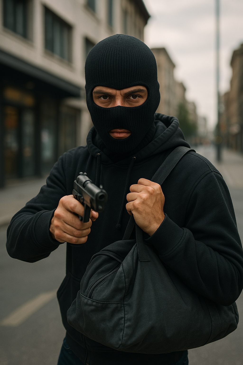Brave man fights off 3 armed robbers, saves mum’s life despite gunshot (video)