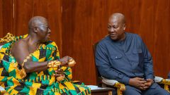 President John Mahama and Otumfuo Osei Tutu II