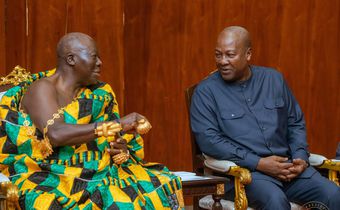 President John Mahama and Otumfuo Osei Tutu II