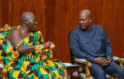 President John Mahama and Otumfuo Osei Tutu II
