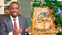 Miracles Aboagye and National Cathedral project site