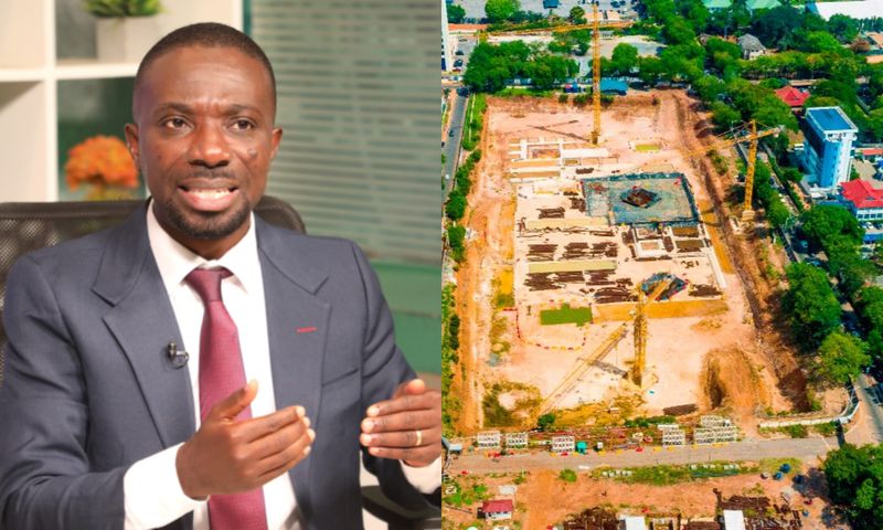 Miracles Aboagye and National Cathedral project site