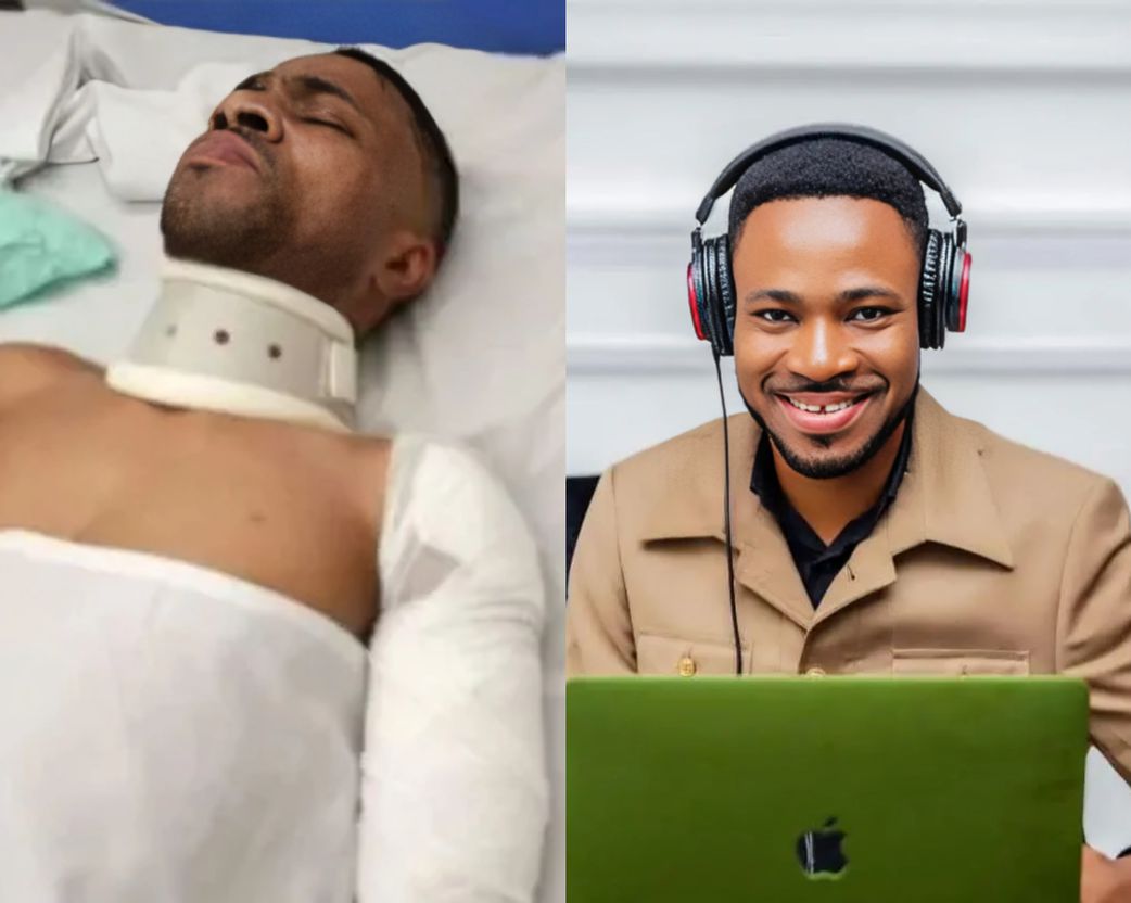 Kofi Adoma's wife Miracle shares update on his eyes weeks after shooting incident