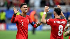 Cristiano Ronaldo and Bruno Fernandes