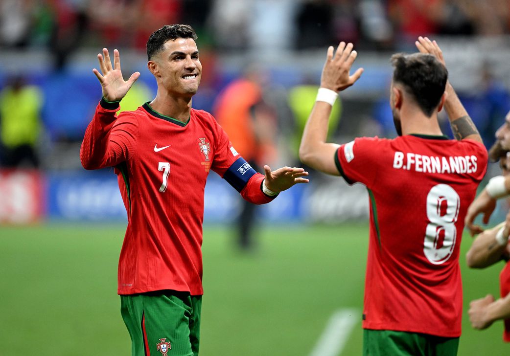 Cristiano Ronaldo and Bruno Fernandes