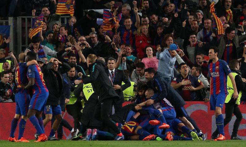Teams that came back from 3 goals down in the Champions League in recent times