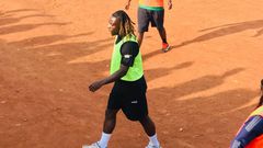 Jeremy Doku wows locals with fancy tricks on dusty Madina pitch in Ghana (Video)