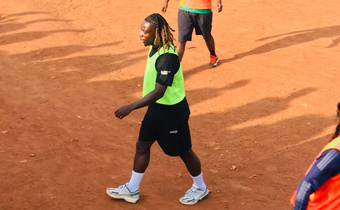 Jeremy Doku wows locals with fancy tricks on dusty Madina pitch in Ghana (Video)