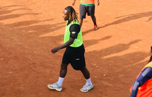 Jeremy Doku wows locals with fancy tricks on dusty Madina pitch in Ghana (Video)