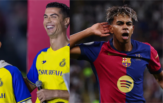 Cristiano Ronaldo's son admits Lamine Yamal is better than his dad (Video)