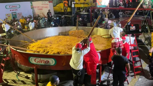 Hilda Baci officially breaks record with largest Nigerian jollof serving