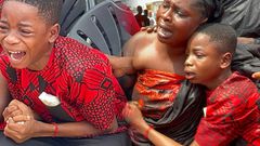 [Video] Pooley's wife and children breakdown in tears at his one-week observation
