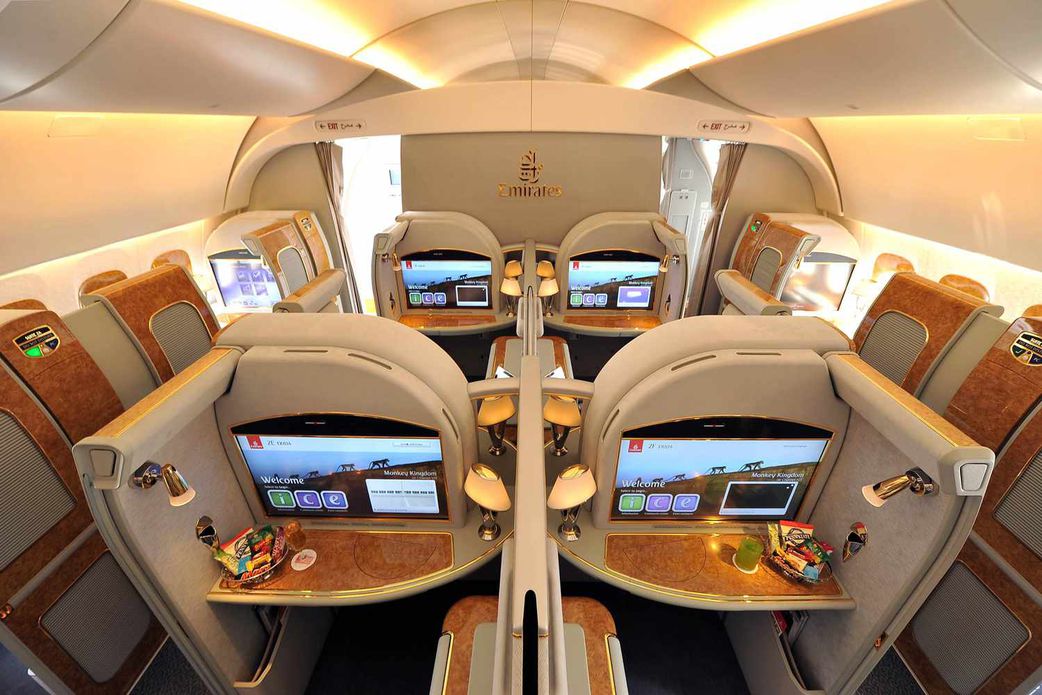 What it looks like to travel on first-class with Emirates Airlines