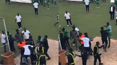 Referee beaten days after fatal stabbing of fan at Ghana league match (Video)