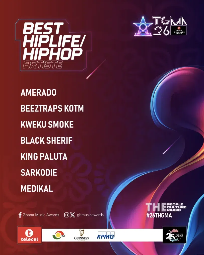 TGMA 26: Here is the full list of nominees and other details