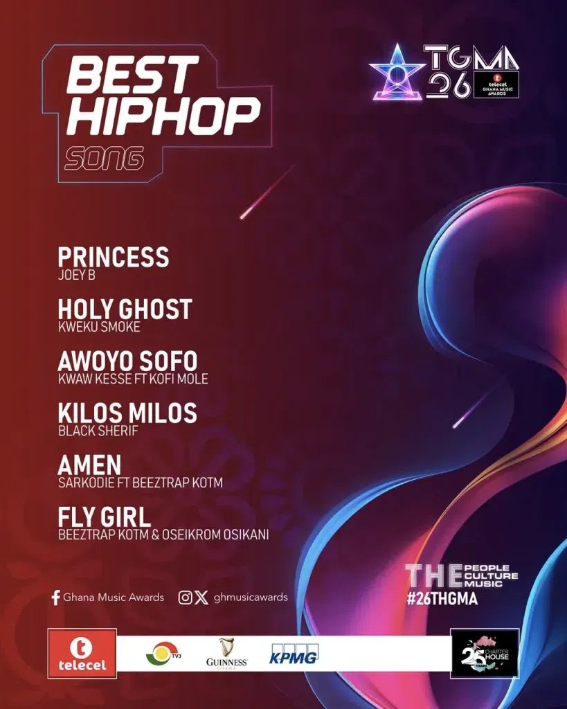 TGMA 26: Here is the full list of nominees and other details