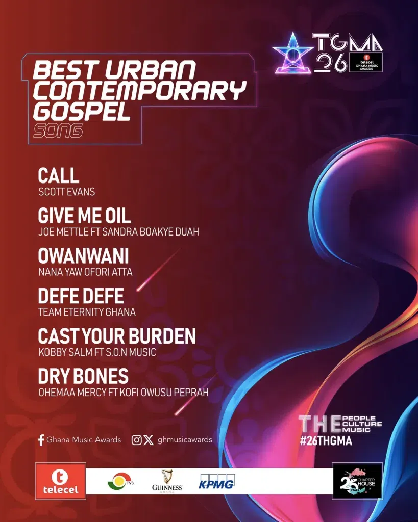 TGMA 26: Here is the full list of nominees and other details