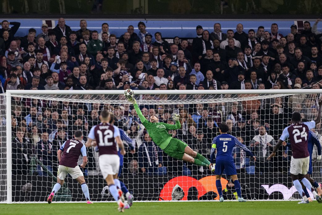 PSG survive Aston Villa comeback scare to reach Champions League semi-finals