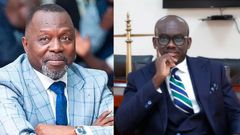 Dr Dominic Ayine and Godfred Dame