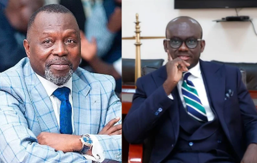 Dr Dominic Ayine and Godfred Dame