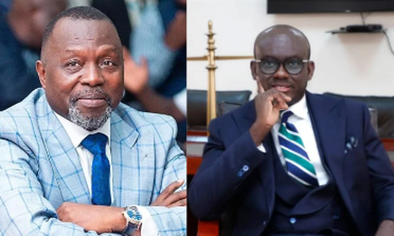 Dr Dominic Ayine and Godfred Dame