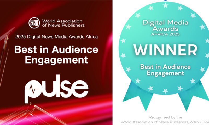 Pulse Africa wins 2025 WAN-IFRA Digital Media Awards for leading audience-first content strategy in Africa