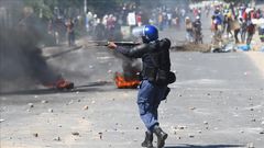 South Africans protest over rising crime rate