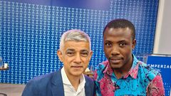 Tema GJA Chairman, Michael Dewornu meets London mayor to explore opportunities for journalists