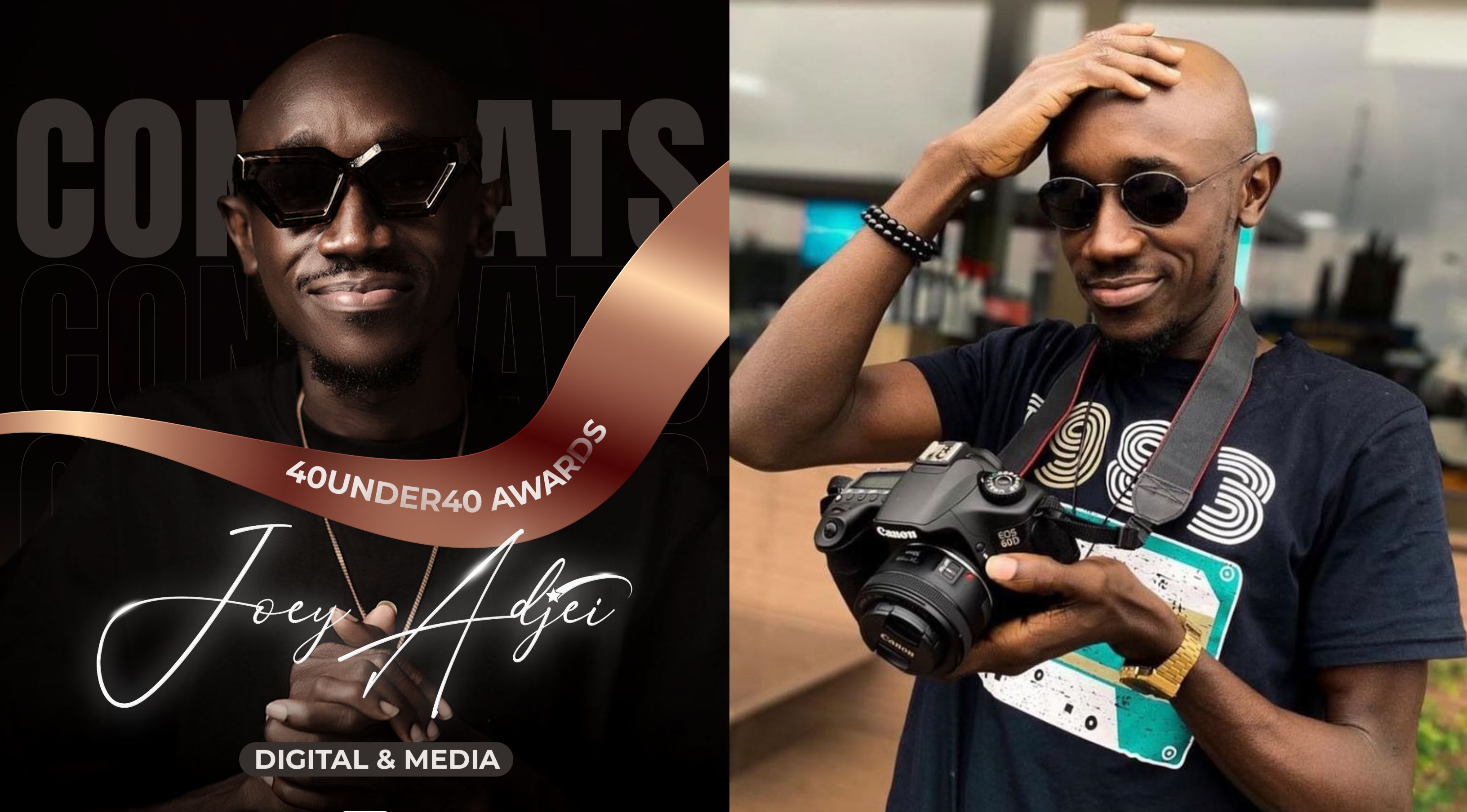 BlacVolta CEO & Creative Director, Joseph Adjei, Wins Media Personality (Digital & Social) at Forty Under 40 Awards