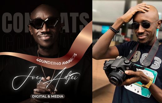 BlacVolta CEO & Creative Director, Joseph Adjei, Wins Media Personality (Digital & Social) at the 9th Forty Under 40 Awards