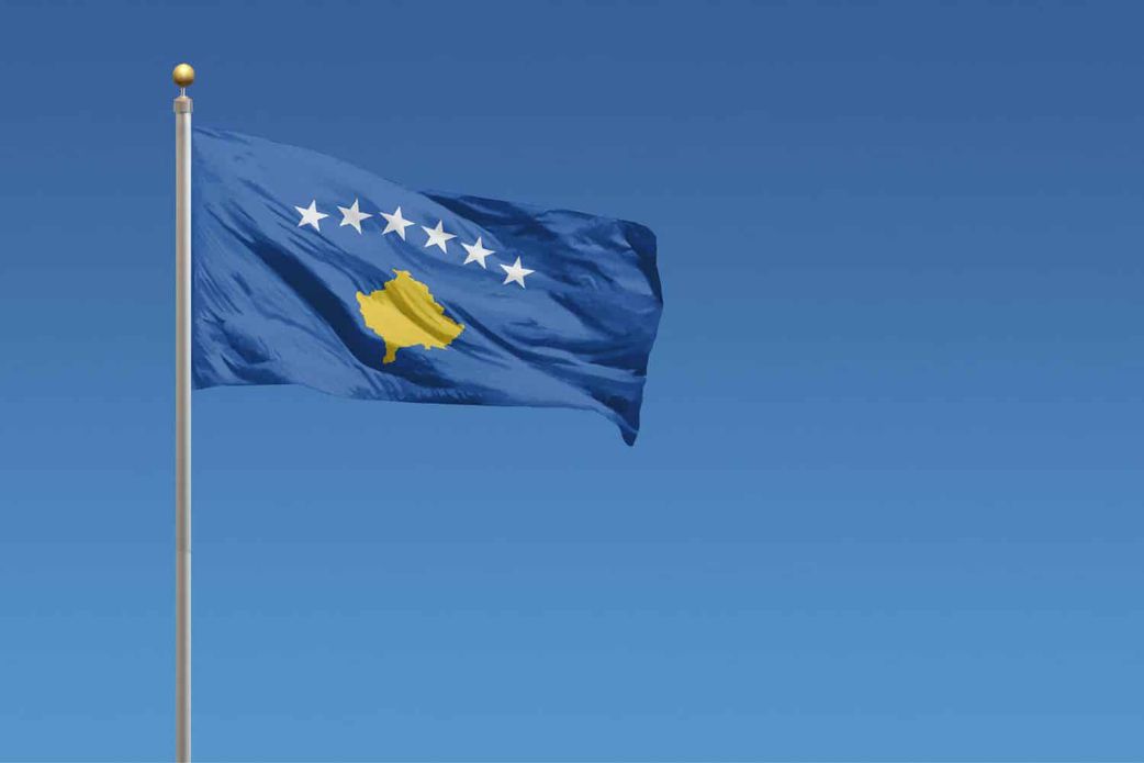 Kosovo Flag via rjtravelagency.com