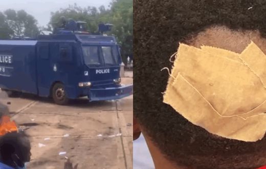 Scores injured as Tamale Technical University students clash with police during protest