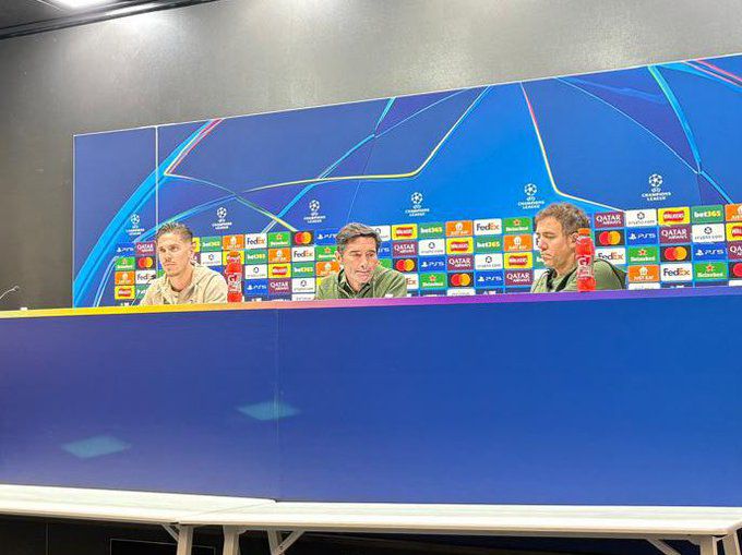 Marcelino García Toral at pre-match press conference