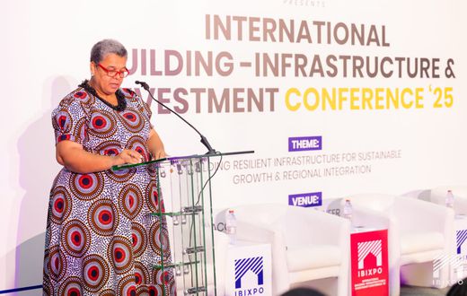 Deputy Minister for Works, Housing and Water Resources, Hon. (Mrs) Gizella Tetteh-Agbotui,