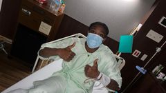 Abu Francis undergoes successful surgery.