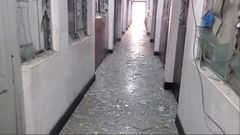 Destroyed louvres in EC regional office