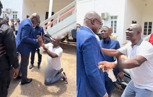 Appiah Stadium kneels, begs Jinapor to resolve dumsor in Ashanti Region