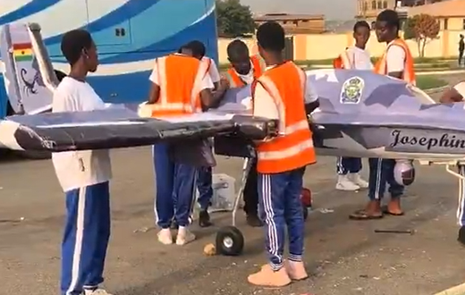 Afua Kobi Ampem Girls’ SHS STEM students build surveillance drone for Ghana Air Force