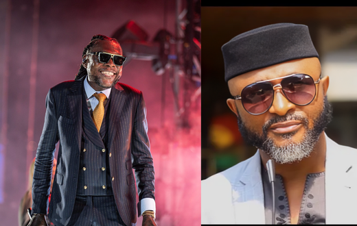 Vybz Kartel [Left] and NSA Boss Yaw Ampofo Ankrah [Right].
