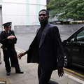 Thomas Partey arrives in court today over rape charges [PC:  Ben Whitley]