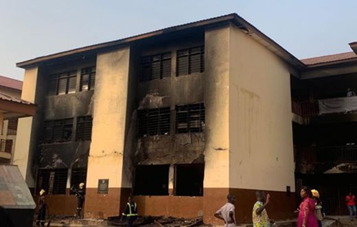 Police investigate fire outbreak at Kwashieman Cluster of Schools